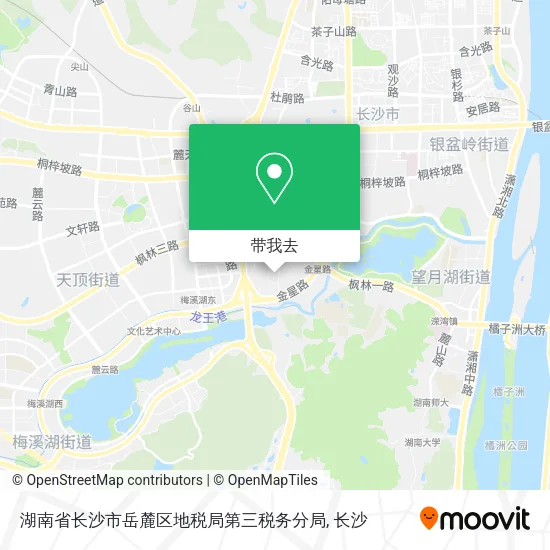 湖南省长沙市岳麓区地税局第三税务分局地图
