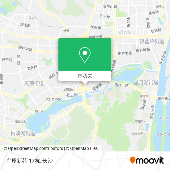 广厦新苑-17栋地图