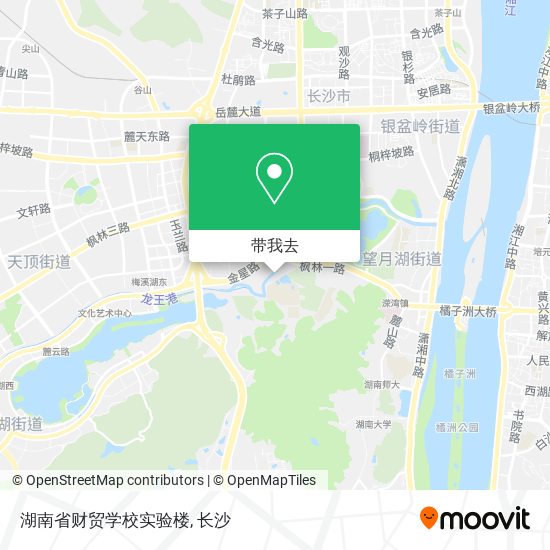 湖南省财贸学校实验楼地图