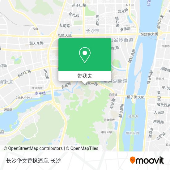 长沙华文香枫酒店地图