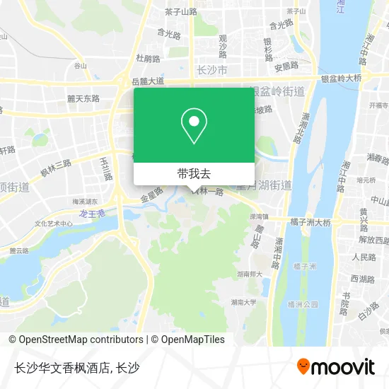 长沙华文香枫酒店地图