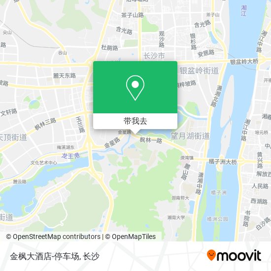 金枫大酒店-停车场地图