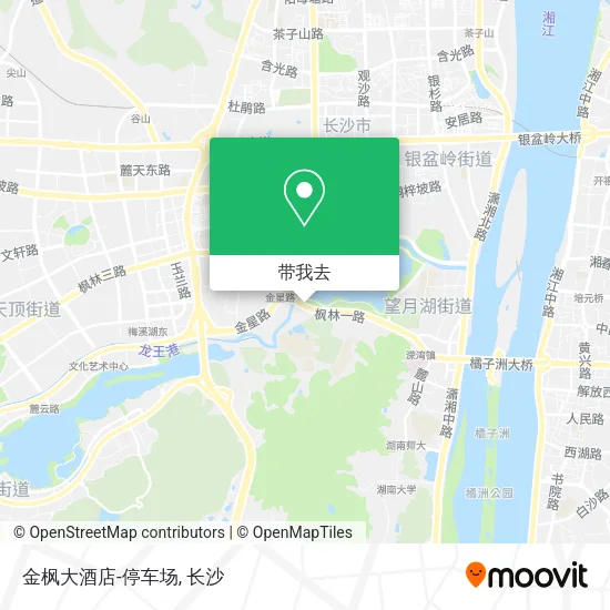 金枫大酒店-停车场地图