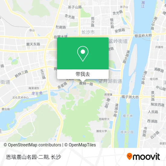 恩瑞麓山名园-二期地图