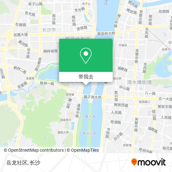 岳龙社区地图
