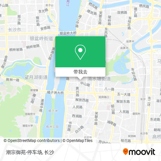 潮宗御苑-停车场地图