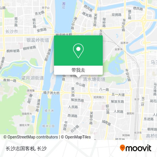 长沙志国客栈地图