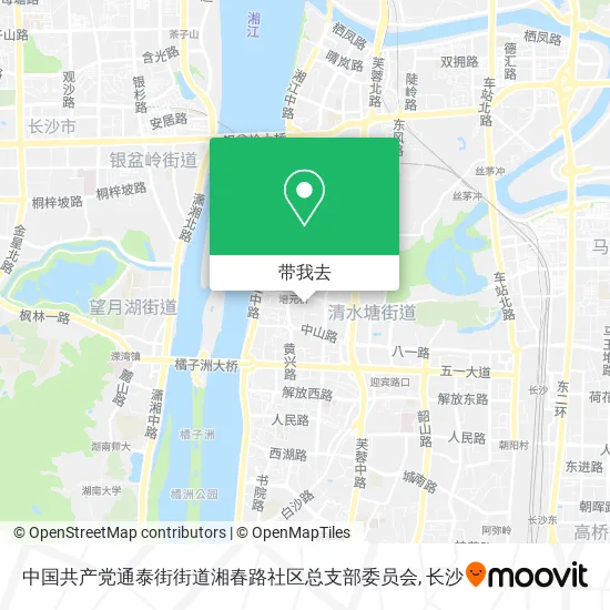 中国共产党通泰街街道湘春路社区总支部委员会地图