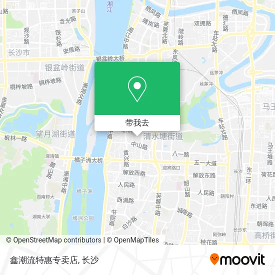 鑫潮流特惠专卖店地图