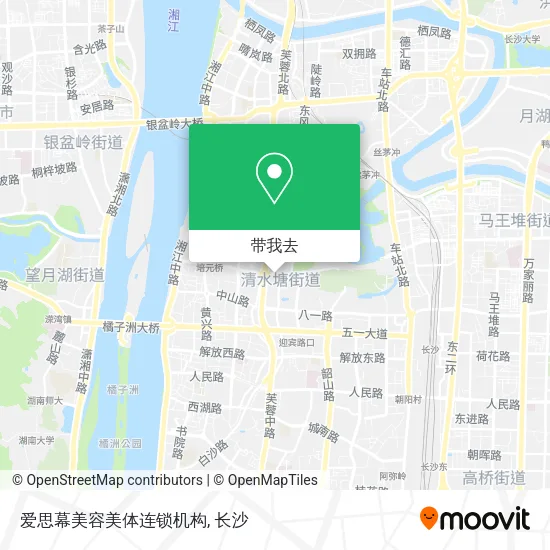 爱思幕美容美体连锁机构地图