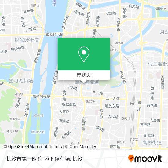 长沙市第一医院-地下停车场地图