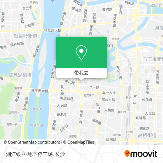 湘江银座-地下停车场地图