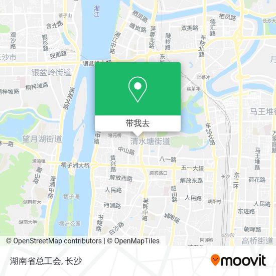 湖南省总工会地图