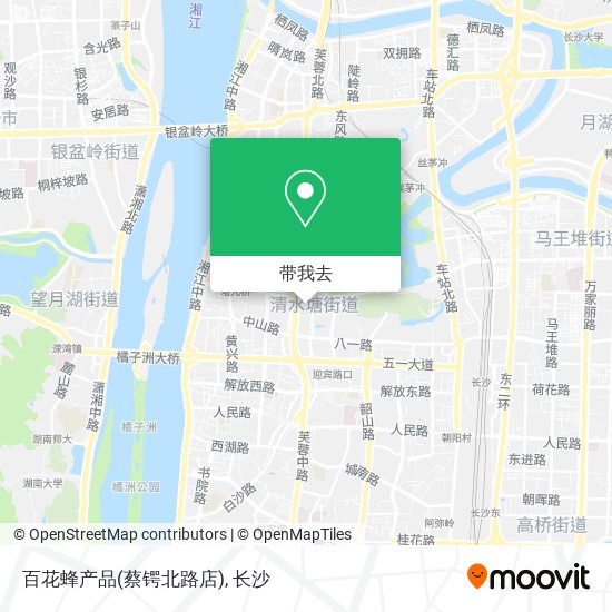 百花蜂产品(蔡锷北路店)地图