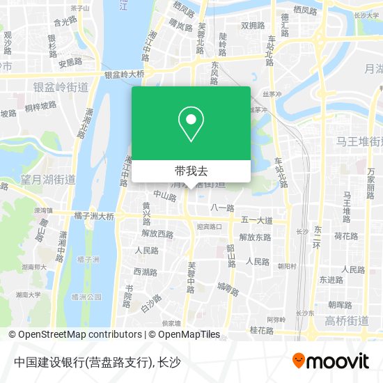 中国建设银行(营盘路支行)地图