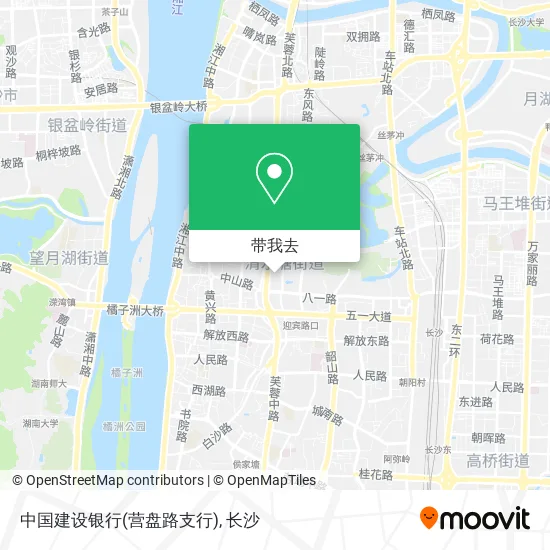 中国建设银行(营盘路支行)地图