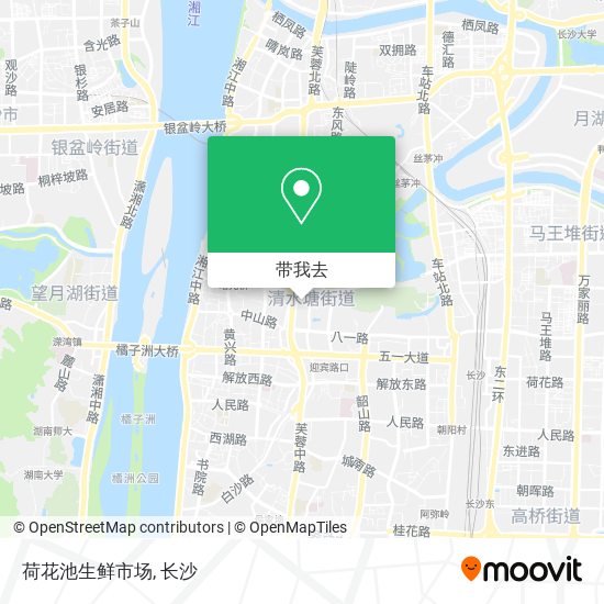 荷花池生鲜市场地图