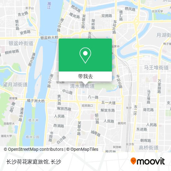 长沙荷花家庭旅馆地图