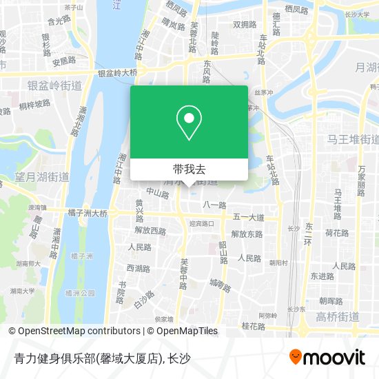 青力健身俱乐部(馨域大厦店)地图