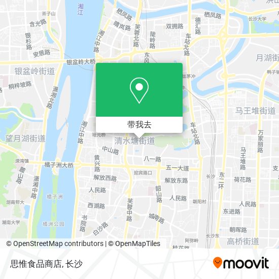 思惟食品商店地图