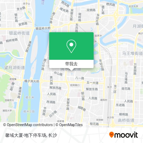 馨域大厦-地下停车场地图