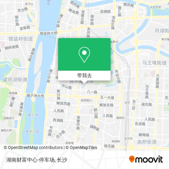 湖南财富中心-停车场地图