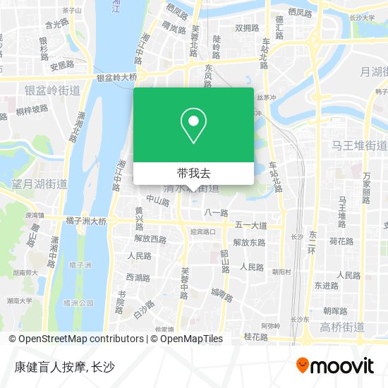 康健盲人按摩地图