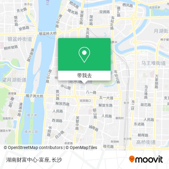 湖南财富中心-富座地图