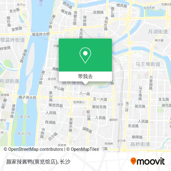 颜家辣酱鸭(展览馆店)地图