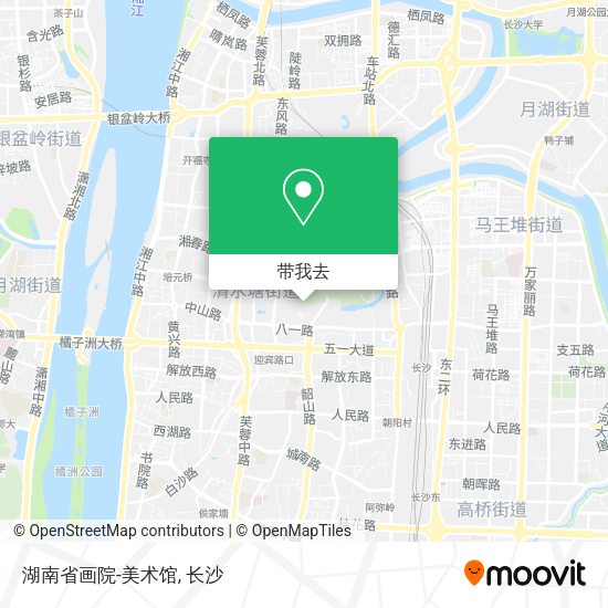 湖南省画院-美术馆地图