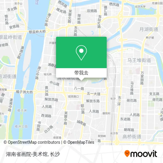 湖南省画院-美术馆地图
