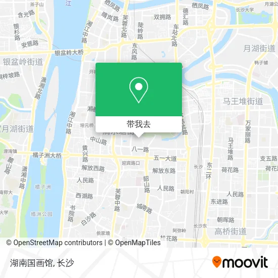 湖南国画馆地图