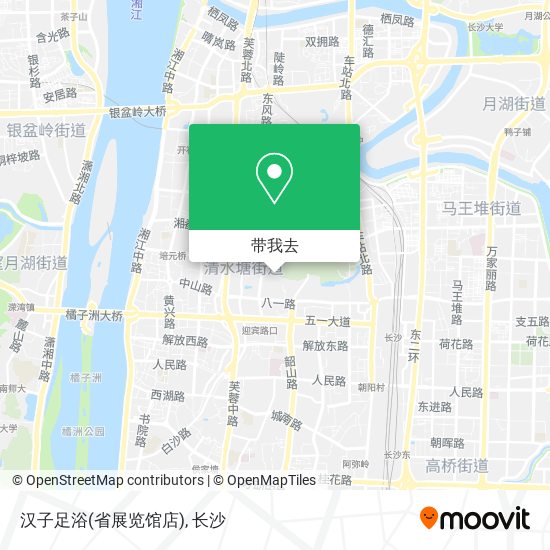 汉子足浴(省展览馆店)地图