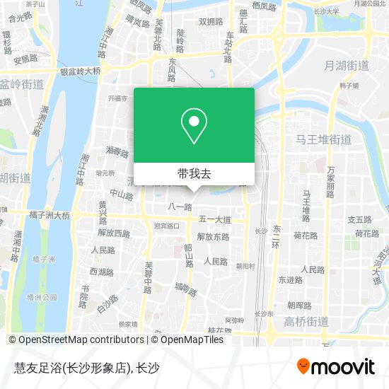 慧友足浴(长沙形象店)地图