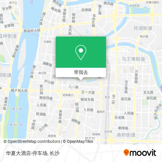 华夏大酒店-停车场地图