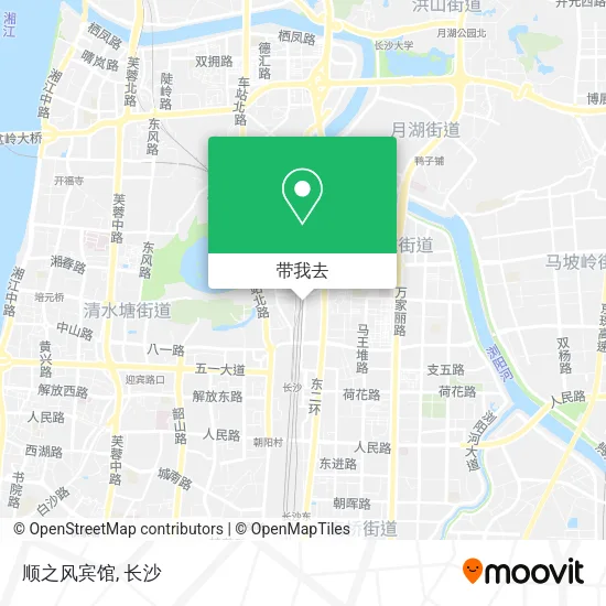顺之风宾馆地图