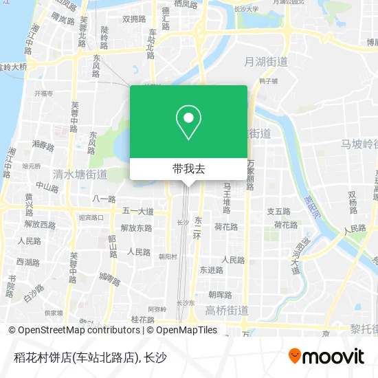 稻花村饼店(车站北路店)地图