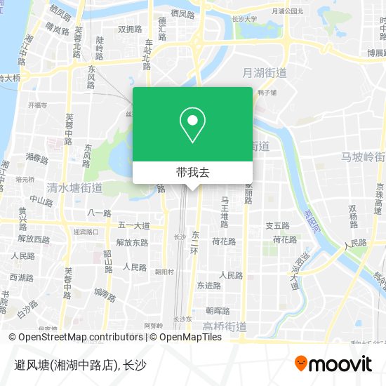 避风塘(湘湖中路店)地图