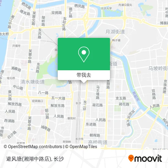 避风塘(湘湖中路店)地图