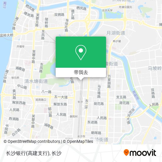 长沙银行(高建支行)地图