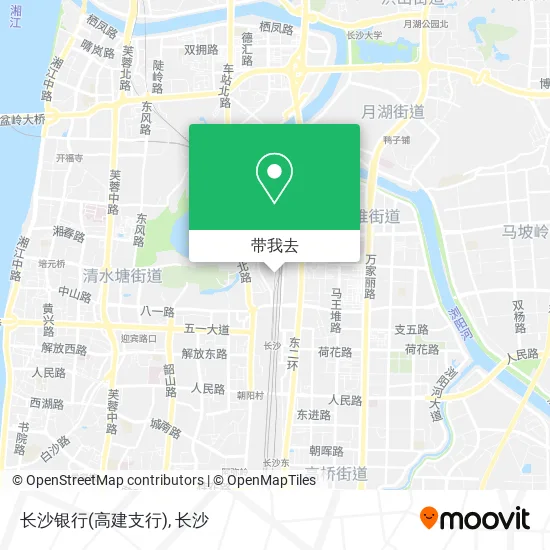 长沙银行(高建支行)地图