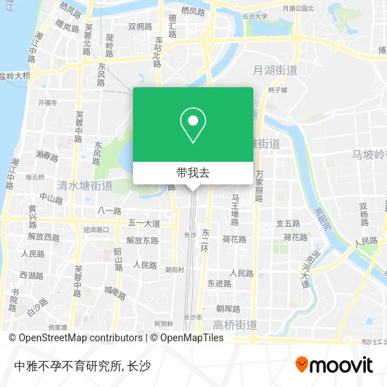 中雅不孕不育研究所地图