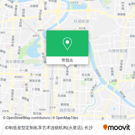 ID制造发型定制私享艺术连锁机构(火星店)地图