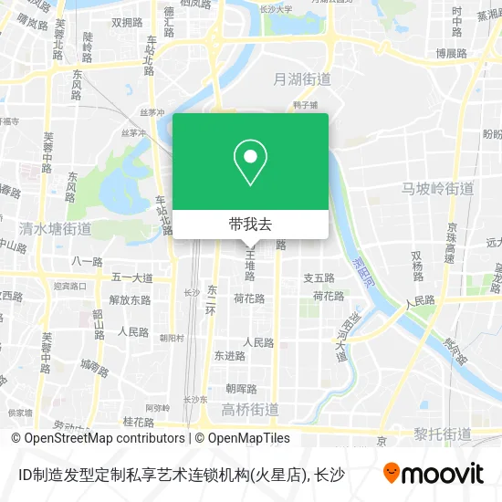 ID制造发型定制私享艺术连锁机构(火星店)地图