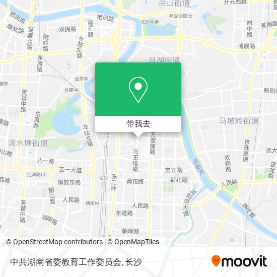 中共湖南省委教育工作委员会地图