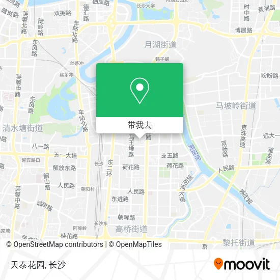 天泰花园地图