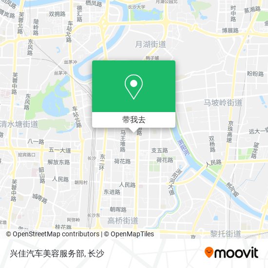 兴佳汽车美容服务部地图