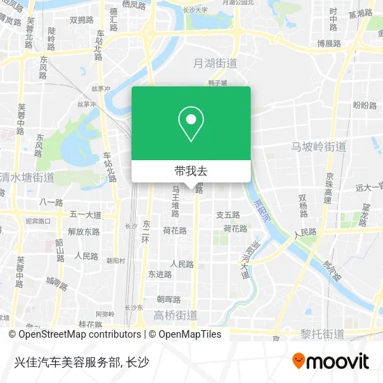 兴佳汽车美容服务部地图