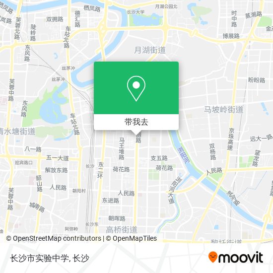 长沙市实验中学地图