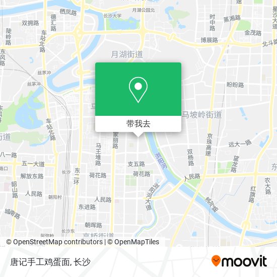 唐记手工鸡蛋面地图